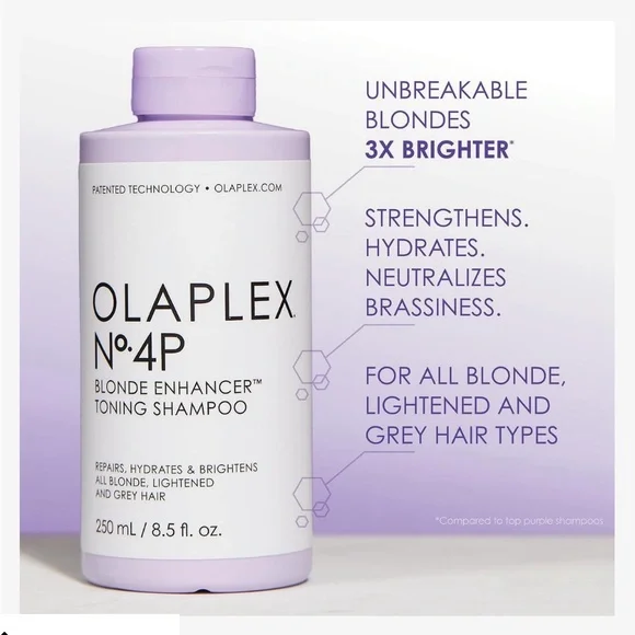 COPY - OLAPLEX No. 4P Blonde Enhancer Toning Shampoo, new! (#2) - Picture 2 of 5